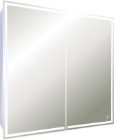 

Шкаф с зеркалом для ванной, Ilona Slide 805x800 / LED-00002540