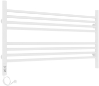 Полотенцесушитель электрический Laris Оливия ЧК8 800x500 (белый муар, левый) - 