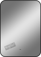 Зеркало Континент Torry Led 60x120 (с фоновой подсветкой, черной окантовкой, антизапотевания) - 