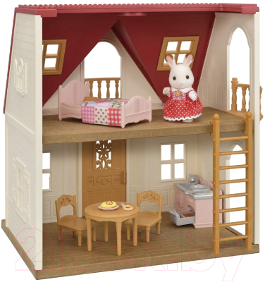 Кукольный домик Sylvanian Families Уютный коттедж с красной крышей / 5567