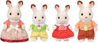 Набор фигурок коллекционных Sylvanian Families Семейство шоколадных кроликов / 5655 - 