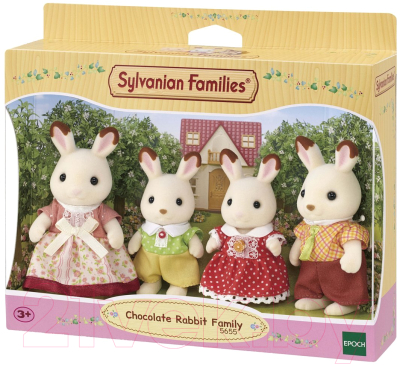 Набор фигурок коллекционных Sylvanian Families Семейство шоколадных кроликов / 5655