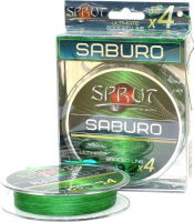 

Леска плетеная Sprut, Saburo Soft Ultimate Braided Line x4 140м 0.14мм