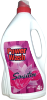 Кондиционер для белья Power Wash Fresh Sensitive (4л) - 