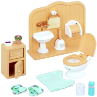 Комплект аксессуаров для кукольного домика Sylvanian Families Туалетная комната / 5020 - 