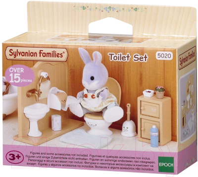 Комплект аксессуаров для кукольного домика Sylvanian Families Туалетная комната / 5020