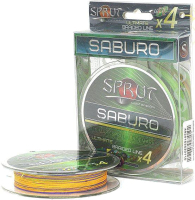 

Леска плетеная Sprut, Saburo Soft Ultimate Braided Line x4 140м 0.16мм