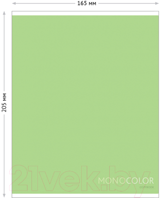 Тетрадь ArtSpace Моноколор. Pale color. Light green / Т48к_40428 (48л)