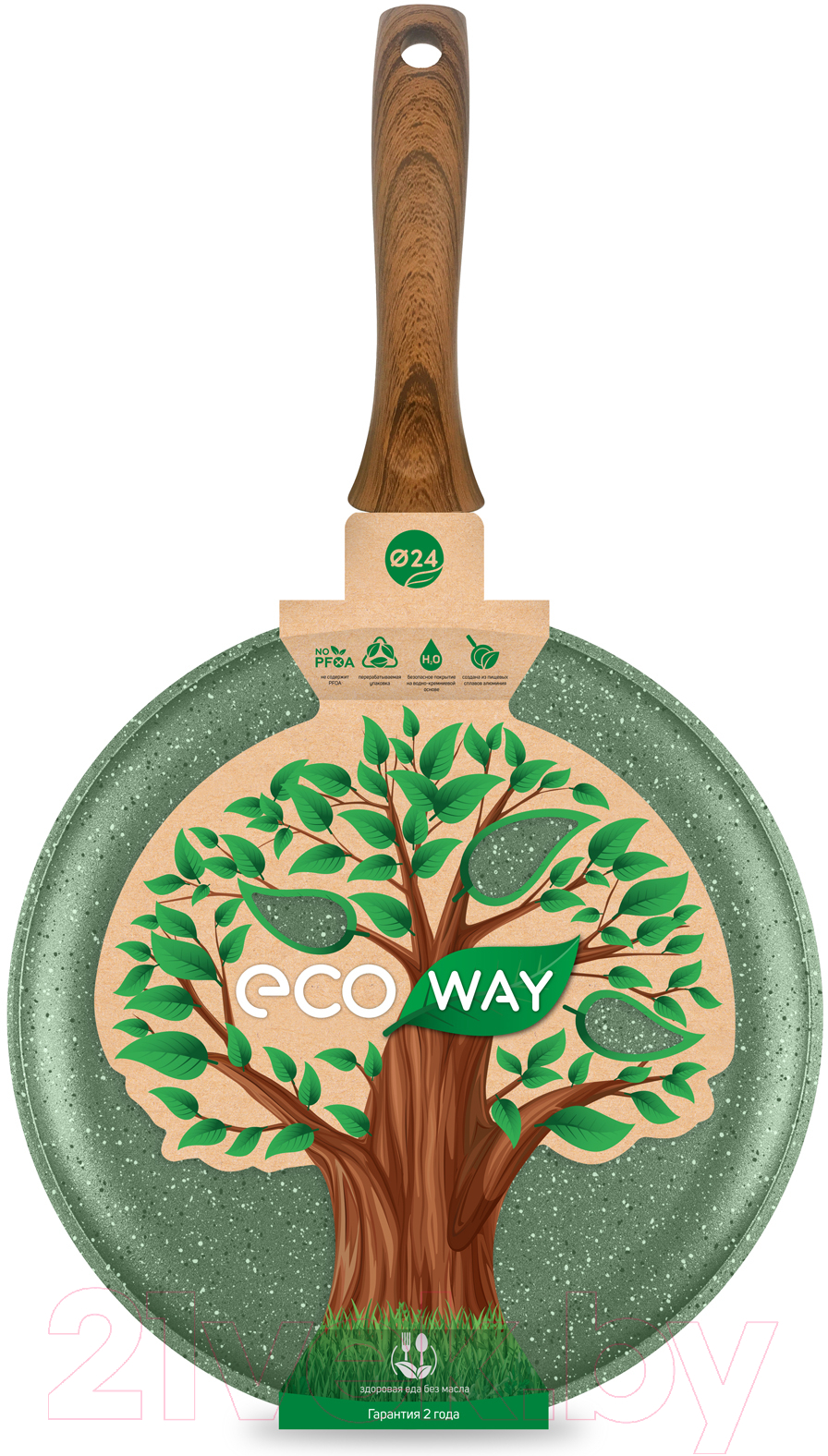 Блинная сковорода Нева Металл Посуда Eco Way EW6224