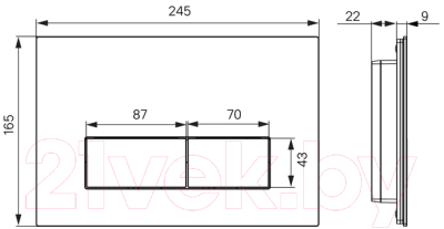 Кнопка для инсталляции IDDIS On-x ONX01W0i77