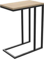 Приставной столик TMB Loft Рокс 18мм (дуб небраска/черный) - 