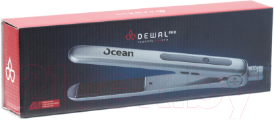 Выпрямитель для волос Dewal Ocean / 03-400 (серебристый)