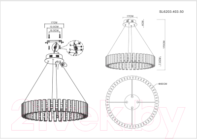 Потолочный светильник ST Luce SL6203.403.50