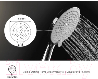 Лейка ручного душа IDDIS Optima Home OPH3F0Ci18