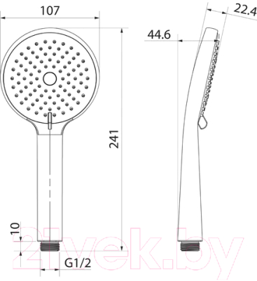 Лейка ручного душа IDDIS Ray RAY3F0Ci18