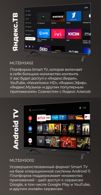Изображение товара Телевизор Maunfeld MLT32HSD02