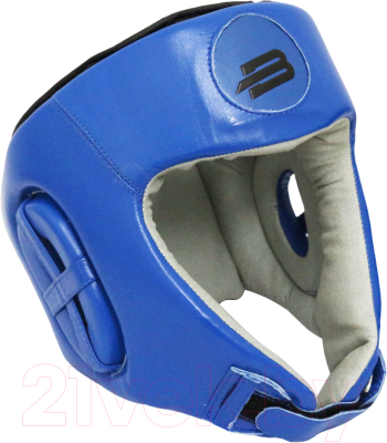 Боксерский шлем BoyBo BH500 боевой (L, синий)