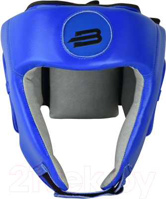 Боксерский шлем BoyBo BH500 боевой (XL, синий)