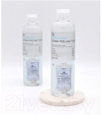 Тонер для лица Lebelage Dr. Hyaluronic Derma Peeling Toner (310мл)