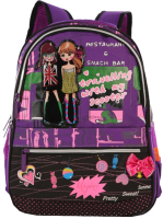 Детский рюкзак Miqini 306-6708-PRP (фиолетовый) - 