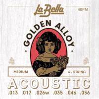Струны для акустической гитары La Bella 40PM - 