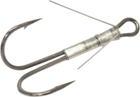 

Набор крючков рыболовных, Weedless Double Hook 4