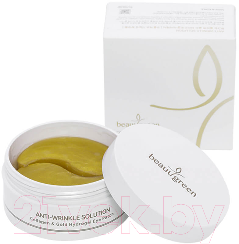 Патчи под глаза Beauu Green Premium Collagen&Gold Hydrogel