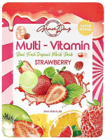 

Маска для лица тканевая Grace Day, Multi-Vitamin Strawberry Mask Pack