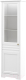 Шкаф с витриной Мебель-Неман Денвер МН-040-13 (белый) - 