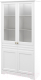 Шкаф с витриной Мебель-Неман Денвер МН-040-14 (белый) - 