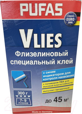 Pufas Флизелиновый с синим индикатором (300г) Клей для обоев купить в ...