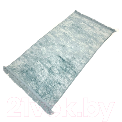 Набор ковриков для ванной и туалета Karven Buket Sacakli / KV 416 (Mavi/синий)
