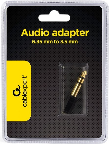 Адаптер Cablexpert A-6.35M-3.5F