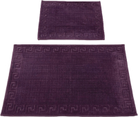 Набор ковриков для ванной и туалета Karven Grek / KV 419 (Mor/фиолетовый) - 