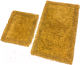 Набор ковриков для ванной и туалета Karven Ekose Eskitme K.M / KV 428 (Gold/золотой) - 