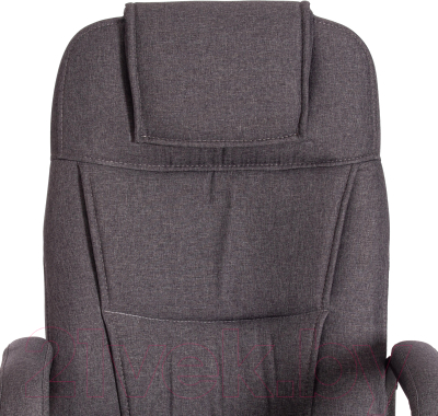 Кресло офисное Tetchair Bergamo (хром 22/ткань темно-серый F68)