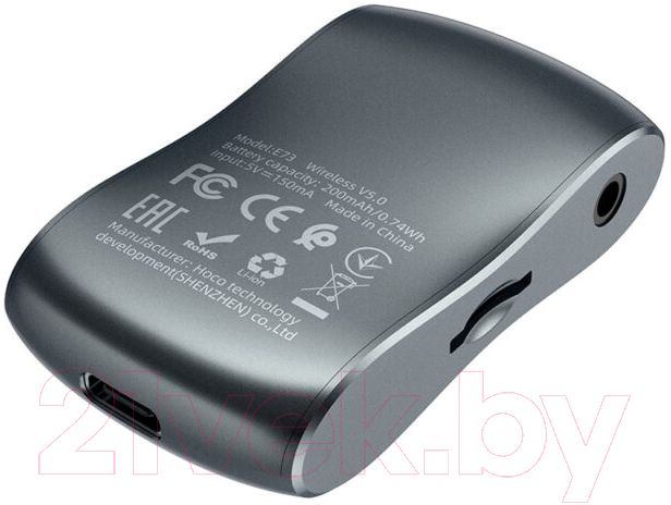 Bluetooth адаптер для автомобиля Hoco E73 (металлик) — фото 8