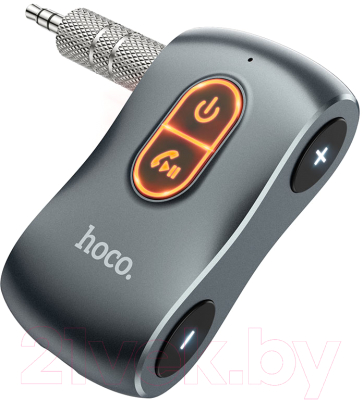 Bluetooth адаптер для автомобиля Hoco E73 (металлик)