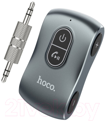 Bluetooth адаптер для автомобиля Hoco E73 (металлик)