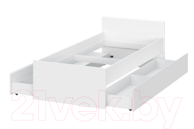 Ящик под кровать NN мебель Токио (белый текстурный)