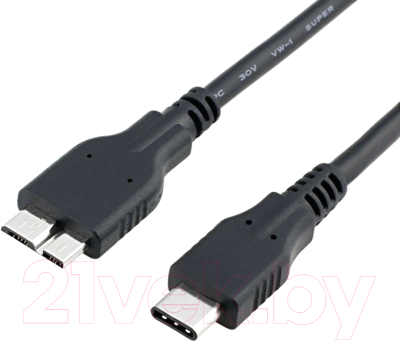 Изображение товара Кабель Hoco X76 4в1 2 Type-C+Lightning+Micro (1м, черный)