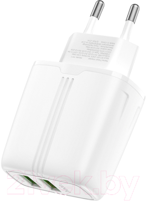 Зарядное устройство сетевое Hoco N12 (белый)