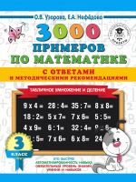 

Учебное пособие АСТ, 3000 примеров по математике. Табличное умножение 3 класс