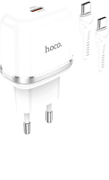 

Зарядное устройство сетевое Hoco, N24 + кабель Type-C to Type-C