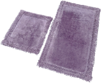 Набор ковриков для ванной и туалета Karven K.M.Duz / KV 425 (Lila/лиловый) - 
