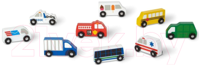 Развивающая игрушка Melissa & Doug Городской транспорт / 13170