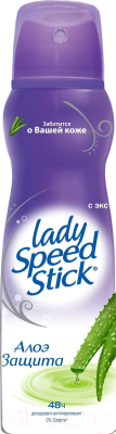 Дезодорант-спрей Lady Speed Stick Алоэ для чувствительной кожи (150мл)