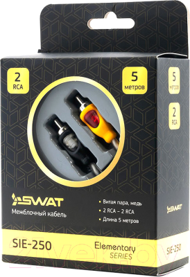 Межблочный кабель для автоакустики Swat SIE-250