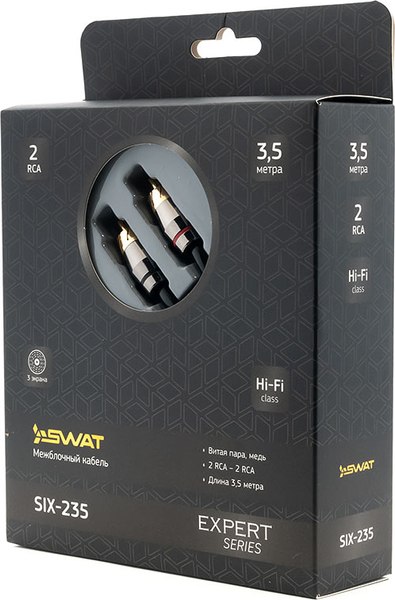 Межблочный кабель для автоакустики Swat SIX-235