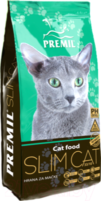 

Корм для кошек Premil, Slim Cat Super Premium